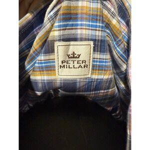 Peter Millar Plaid Shirt Men's Size Extra Large Button Shirt